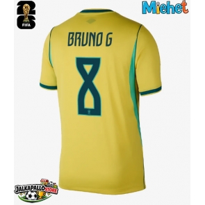 Brasilia Bruno Guimaraes #8 Kotipaita MM-kisat 2026 Lyhythihainen